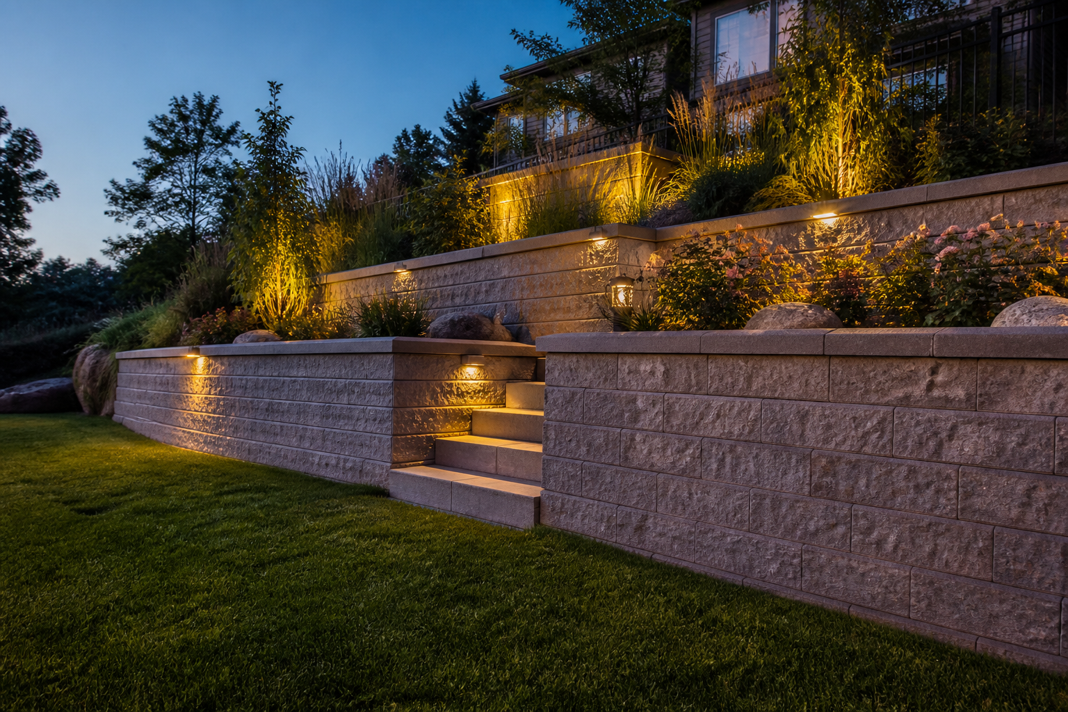 Retaining Walls & Hardscaping by LT Lawns & Landscaping in Overland Park, KS