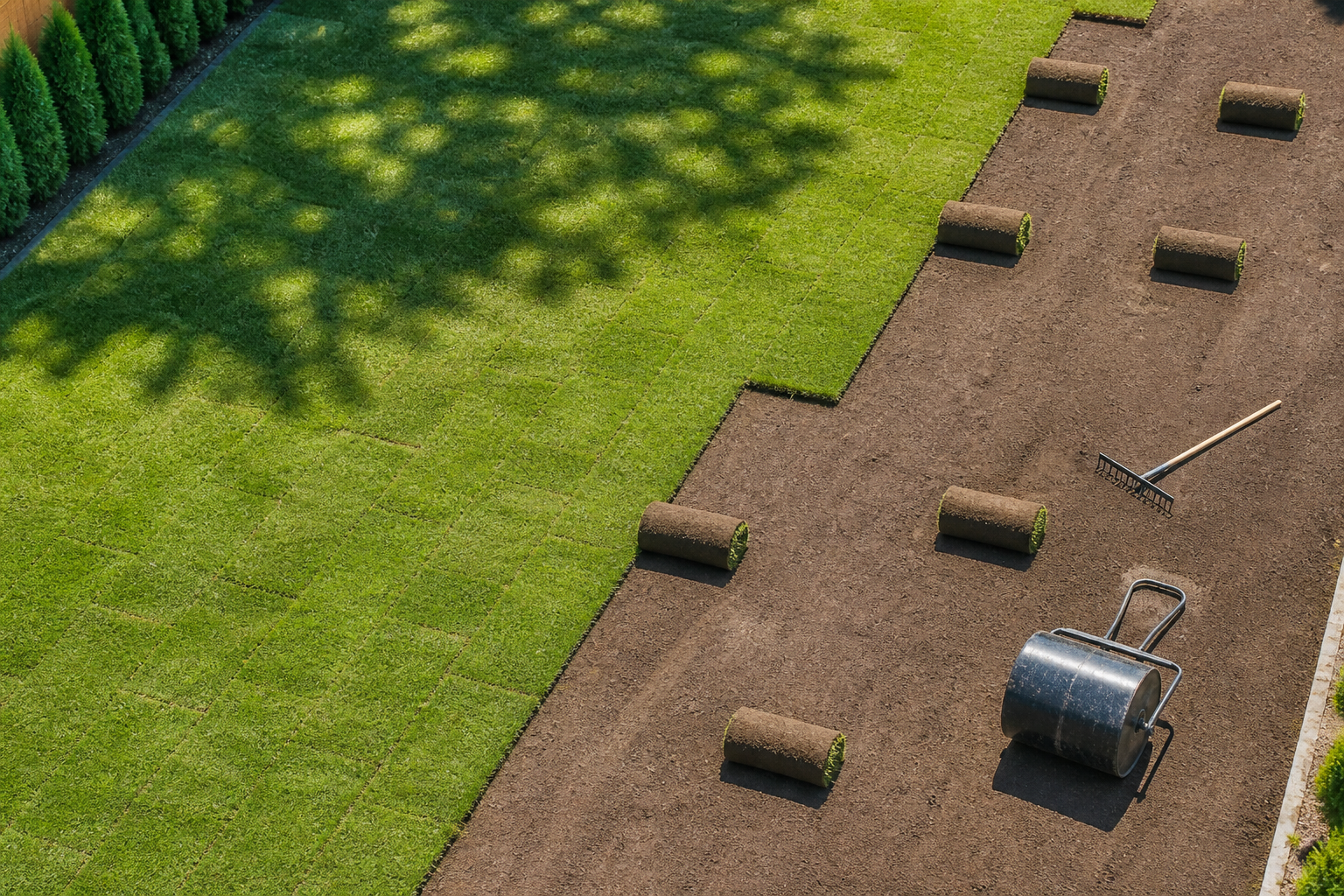Sod Installation & Lawn Renovation by LT Lawns & Landscaping in Overland Park, KS
